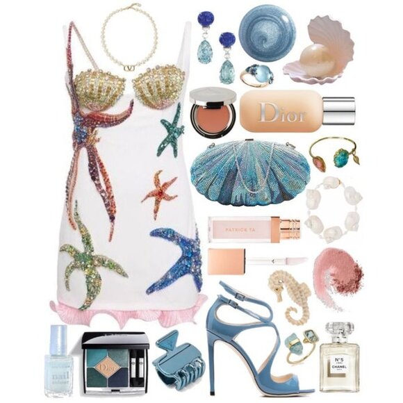 Luxury Cocktail Party Beaded Wedding Evening Crystals Runway Designer Prom Dress - Picture 4 of 16